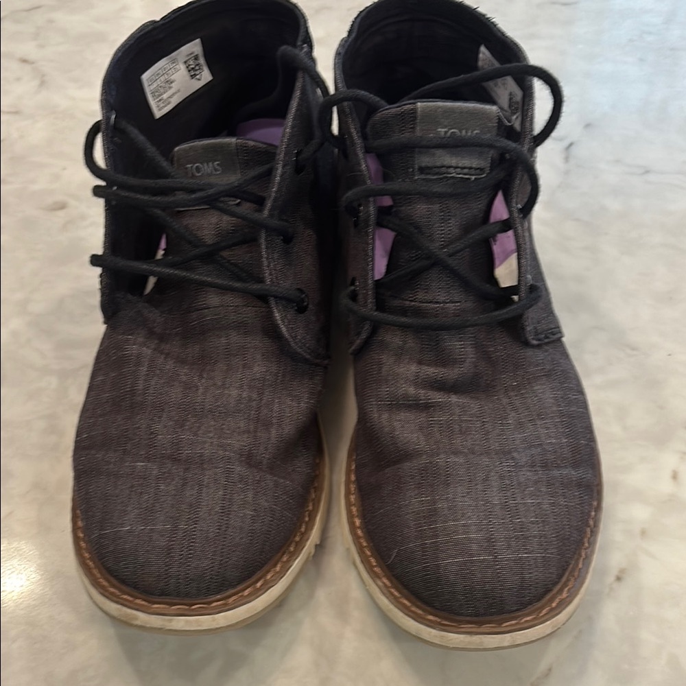 TOMS Men's Charcoal Chukka Boots